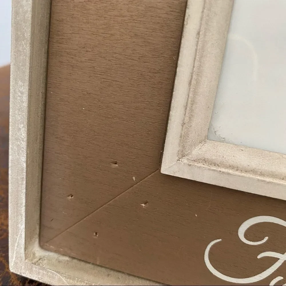 Friends Wood Picture Frame Farmhouse Beach Summer Style Fun Flip Flops 4x6 photo